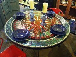 42 x 24 x 17 or 54 x 32 x 17. Round Mosaic Coffee Table Design Ideas Decoratorist 121693