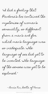 I Had A Feeling That Pandora S Box Contained The Mysteries Of Anais Nin Quotes Anais Nin Anais