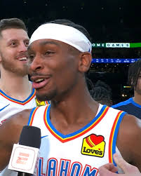 We're growing up” 🥲 SGA and the Oklahoma City Thunder kept it chill after  the dub over the Celtics 😂
