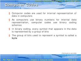 It allows data to be transferred between different kinds of computer systems. Chapter 4 Computer Codes Pdf Free Download