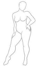 More realistic proportions plus size black models drawing stock illustrations Image Result For Plus Size Woman Outline Template Fashion Figure Drawing Fashion Design Template Figure Drawing Poses