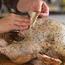 Discard or save for other uses later, like turkey neck soup! How To Dry Brine Turkey Steps Recipe New England Today