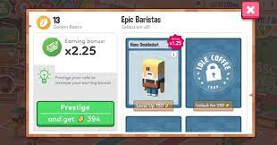 This game is for you. Idle Coffee Corp Guide Tips Cheats Earn Golden Beans Epic Barista