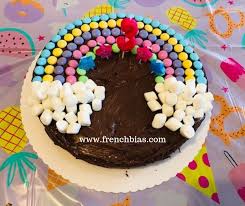 Chocolate cake design for kids birthday. Easy Rainbow Cake For A Unicorn Theme Birthday Frenchbias Com