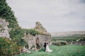Sam Benji Stunning Cliffs And Ruins Wedding With Blush Peach Details Waterlily Weddings In 2020 Ruins Wedding Ceremony Location