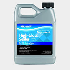 Seals the surface to resist stains, dirt and grease. Aqua Mix High Gloss Sealer Quart