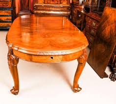 Early 20th Century Edwardian Queen Anne Revival Dining Table And 8 Chairs Walnut Dining Chairs Walnut Furniture Dining Table