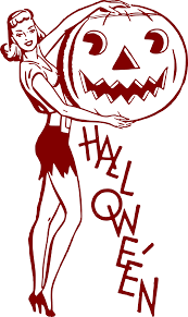 Classic Halloween Pinup Drawing Halloween Printables Free Halloween Printables Free Halloween