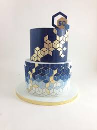 Uncommon Creative Birthday Cake Designs For Adults Geometric Cake By Tomima Geometric Cake Geometric Cake Design Elegant Birthday Cakes