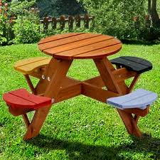 Swing Town Kids Picnic Table Sillas Para Jardin Mesa De Picnic Muebles De Jardin