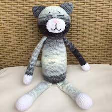 Amigurumi Buyuk Boy Kedi Yapimi Tarifi Mimuu Com Oyuncak Bebek Saci Kedi Amigurumi