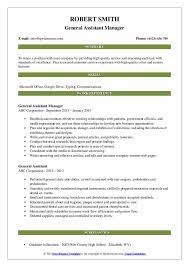 As an administrative assistant you hold the keys to the castle. General Assistant Resume Samples Qwikresume