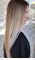 Shoulder Length Ombre Medium Hair Straight