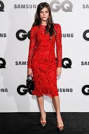 5 Colors That Look Truly Amazing With Brunette Hair Red Lace Dress Wear Red Dress Lace White Dress