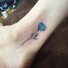 Pin By Ella Patterson On Tattoo Blue Rose Tattoos Rose Tattoos For Women Small Rose Tattoo