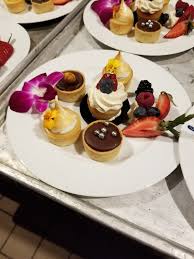 In one week we had my oeufs a la niege, a chocolate fondant with peanut butter ice cream. Pro Chef Fine Dining Dessert Trio Lemon Tart Chocolate Tart And Limoncello Baba With Chantilly Food