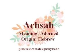 It is lawlessness to reject the torah of the lord that commands us to follow messiah and know yeshua plainly warned us that those who practice lawlessness and anarchy do not know him and in this audio podcast, i discuss the meaning and importance of the law in the life of those who purport. Baby Girl Name Achsah Meaning Adorned Origin Hebrew Baby Girl Names Unique Words Learn Hebrew