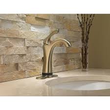 Check out our lowest priced option within delta centerset bathroom faucets, the foundations 4 in. Delta Addison Champagne Bronze 1 Handle Single Hole 4 In Centerset Watersense Bathroom Sink Faucet With Drain Lowes Com Lavatory Faucet Sink Faucets Faucet
