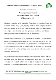 Las familias buscan además que el gobierno de la ciudad garantice la atención tláhuac es una de las 16 alcaldías que conforman ciudad de méxico y figura entre las más marginadas y empobrecidas. Pronunciamiento General Dia Internacional De La Familia