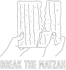 This a cartoon matzah coloring page, matzah should be made from one of five grains: Yachatz Coloring Page Passover Haggadah By Haggadot