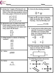 4th Grade Common Core Math Assessment Bundle Short Form A And B Fourth Grade Common Core Math Assessments Math Assessment Common Core Math