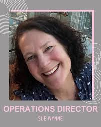 Drum roll please for our next introduction... Sue Manion Wynne! As our  Operations Director, Sue is responsible for ensuring organizational  effectiveness, financial management and more. She's been holding down the  IWIN fort