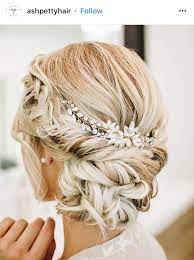 Pin By Meghan Nichols On Wedding 3 Hair Styles Romantic Wedding Hair Bridal Hair