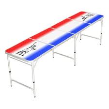 Statue Of Liberty Red White Blue Stripe Beer Pong Table Zazzle Com Beer Pong Tables Beer Pong Red And White