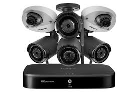 outdoor surveillance system with 2 hd 1080p cameras and 4 hd