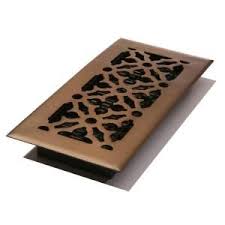 Decor Grates 4 In X 10 In Steel Gothic Design Floor Register Rubbed Bronze Agh410 Rb The Home Depot Floor Registers Gothic Design Oil Rubbed Bronze Decor
