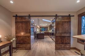 Comfort is also friendly and discreet lighting at. Double Entry Barn Doors Rustic Home Office Vancouver By My House Design Build Team Houzz