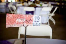 Phish Ticket Stubs Table Numbers From Our Wedding 5 25 13 Phish Wedding Concert Themed Wedding Wedding Table Numbers