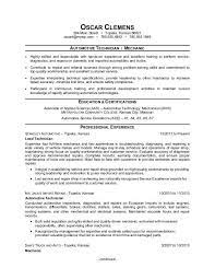 I will also ensure that i adhere to. Auto Mechanic Resume Sample Monster Com