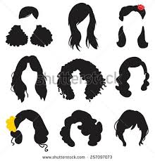 Styles Hair Silhouettes Woman Hairstyle Cartoon Faces Expressions Anime Hair How To Draw Hair