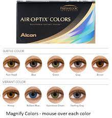 What brand do celebrities buy?! Discount Price Air Optix Colors Contacts Lenses 6 Lens Pack Colored