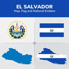 El Salvador Map Flag And National Emblem Paid Paid Affiliate Map Emblem National Salvador El Salvador Art El Salvador Flag El Salvador