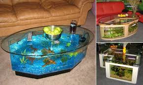 Cool Aquarium Coffee Tables Icreatived Interiores Casas