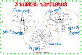 Turkey Art Templatesthe Mommy Teacher Turkey Art Art Template Turkey Template