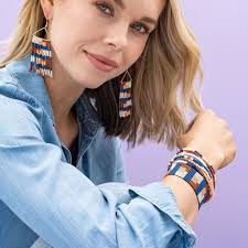 Ink and Alloy 10 Strand Bracelets in Sedona