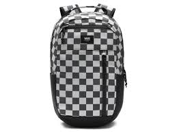 Black and white checkered vans. Vans Disorder Plus Backpack Black White Checker Kunstform Bmx Shop Mailorder Worldwide Shipping