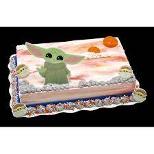 Please place your order at least 24 hours in advance to give the bakery a chance to perfect your order for walmart custom. The Bakery Mandalorian The Child Sheet Cake Walmart Com Walmart Com