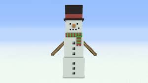 Minecraft Tutorial: How To Make A Snowman Statue!! - YouTube