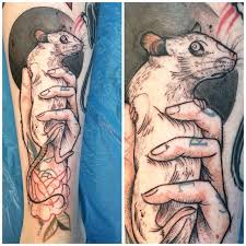Anki Michler Tattoo Artist On Instagram Big Thanks To Julian Hets Check Out His Work Mouse Tattoos Rat Tattoo Tattoos