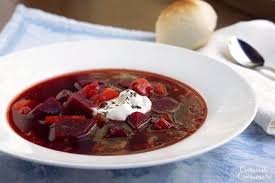 The most common borscht soup material is ceramic. Polish White Borscht Bialy Barszcz Curious Cuisiniere