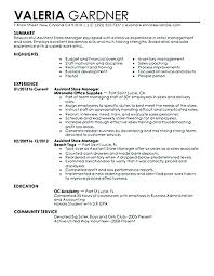 resume examples retail manager resume