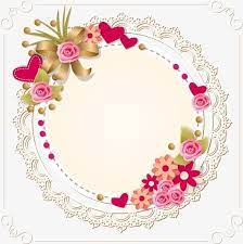 Heart Shaped Lace Border Lace Border Lace Vector Border Vector Png Transparent Clipart Image And Psd File For Free Download Flower Frame Watermark Ideas Lace Painting