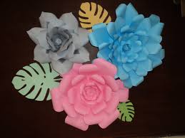 More images for flores de cartulina moldes » Tutorial De Artesanias Flores Gigantes En Cartulina