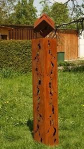 Nostalgische wasserhähne und ausläufe werden in dieser kategorie, als zubehör für brunnen angeboten. Gartendeko Shop Garten Rost Saule 100cm Mit Wurfel