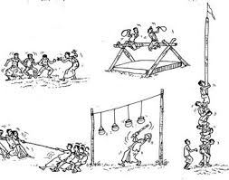 Sinhala And Tamil New Year Games In Sri Lanka Aurudu Kreeda New Year S Games Newyear Sri Lanka