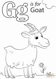 Alphabet Coloring Pages Letter G Elegant Letter G Is For Goat Coloring Page Alphabet Coloring Pages Abc Coloring Abc Coloring Pages